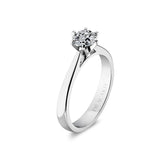 Brilliant Cut Diamond Solitaire Engagement Ring - Dracakis Jewellers